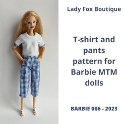 pattern for barbie made to move dolls
