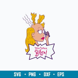 it_s cynthia bitch svg, cynthia svg, rugrats svg, png dxf eps file