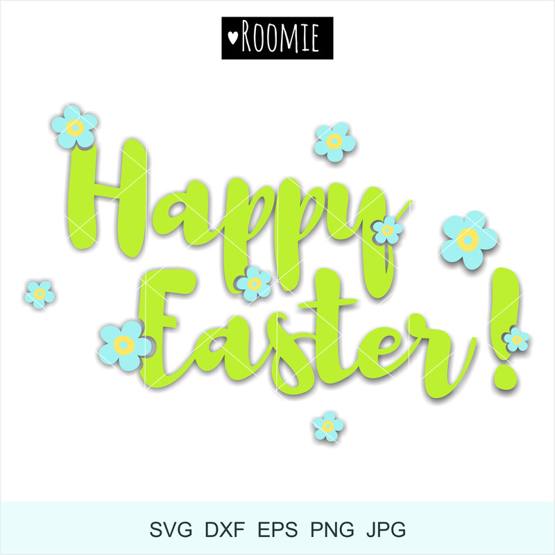 Happy Easter with Spring flowers forget me not.jpg