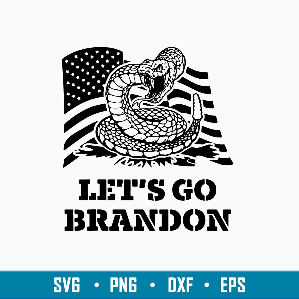 Let’s Go Brandon Gadsden Flag Svg, Flag Svg, Png Dxf Eps FIle.jpg