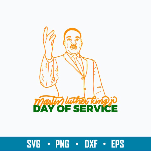 Martin Luther King Day of Service Svg, Png Dxf Eps FIle - Inspire Uplift Martin Luther King Day of Service Svg, Png Dxf Eps FIle - Inspire Uplift