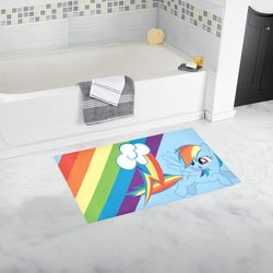 Rainbow Dash Bath Mat, Bath Rug