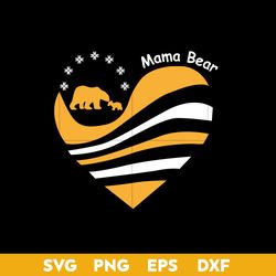 mama bear svg, mom bear svg, mother's day svg, png dxf eps digital file