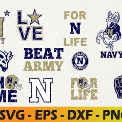 navy midshipmen football team svg, navy midshipmen svg, n c a a svg, logo bundle instant download