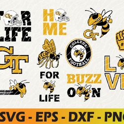 georgia tech yellow football team svg,georgia tech yellow svg, n c a a svg, logo bundle instant download