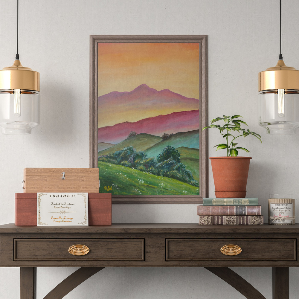 Caramel evening oil painting.jpg