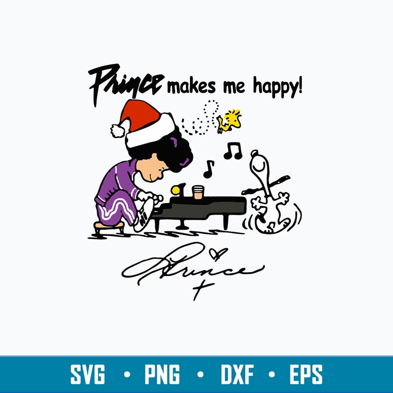 Prince Makes Me Happy Snoopy Svg, Snoopy Christmas Svg, Png Dxf Eps File.jpg