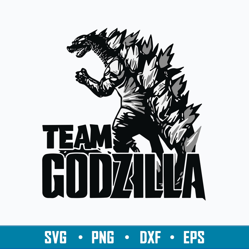 Team Godzilla Svg, Godzilla Vs Kong Svg, Godzilla Svg, Png Dxf Eps File.jpg