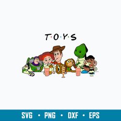 toy story friends svg, toy story character svg, toy story svg, png dxf eps