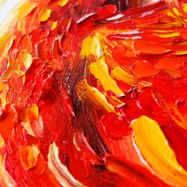 Phoenix Abstract Oil Painting Textured Phoenix Original Art - Inspire ...