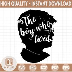 the boy who lived svg,harry potter svg, harry potter theme, harry potter print, potter birthday, harry potter png, harry