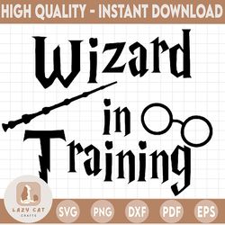 Wizard in training svg,Harry potter SVG, Harry Potter theme, Harry Potter print, Potter birthday, Harry Potter png, harr