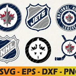 winnipeg jets hockey teams svg, winnipeg jets svg, n  h  l svg, n  h  l svg, png, dxf, bundle