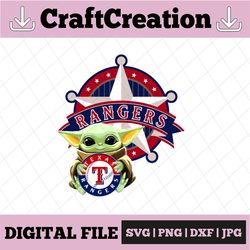baby yoda with texas rangers baseball png,  baby yoda mlb png, mlb png, sublimation ready, png files for sublimation
