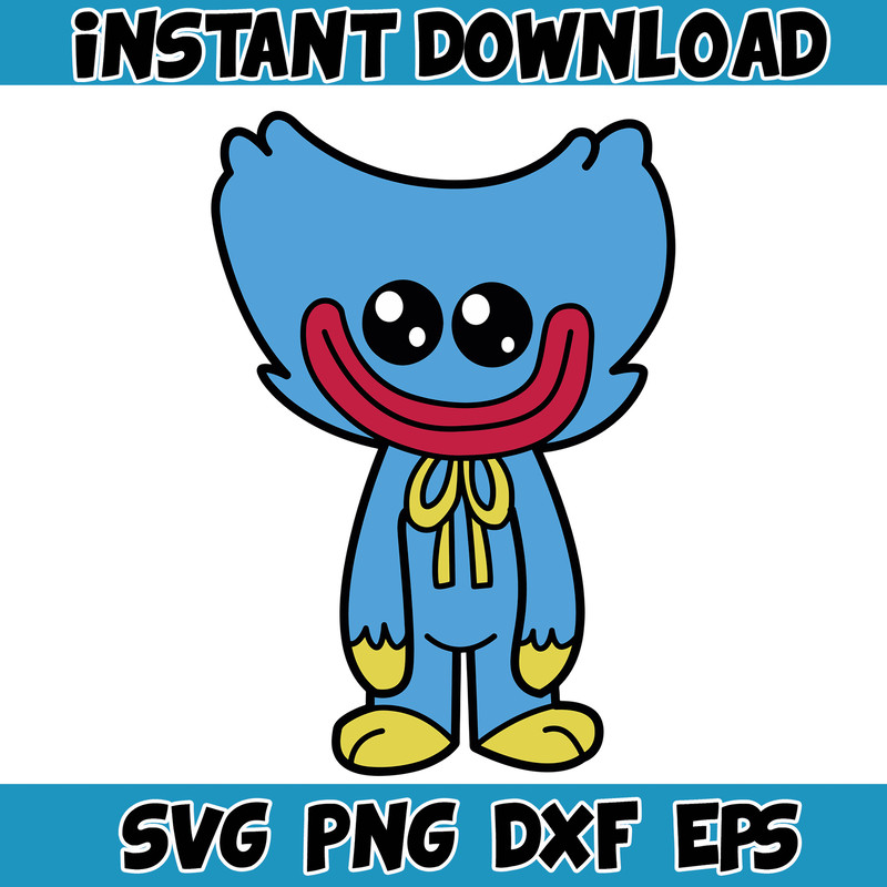 Gaming Svg, Huggy Wuggy svg, Kissy Missy fnf Poppy Playtime svg, Huggy Wuggy PNG Poppy, Poppy Playtime svg (1).jpg