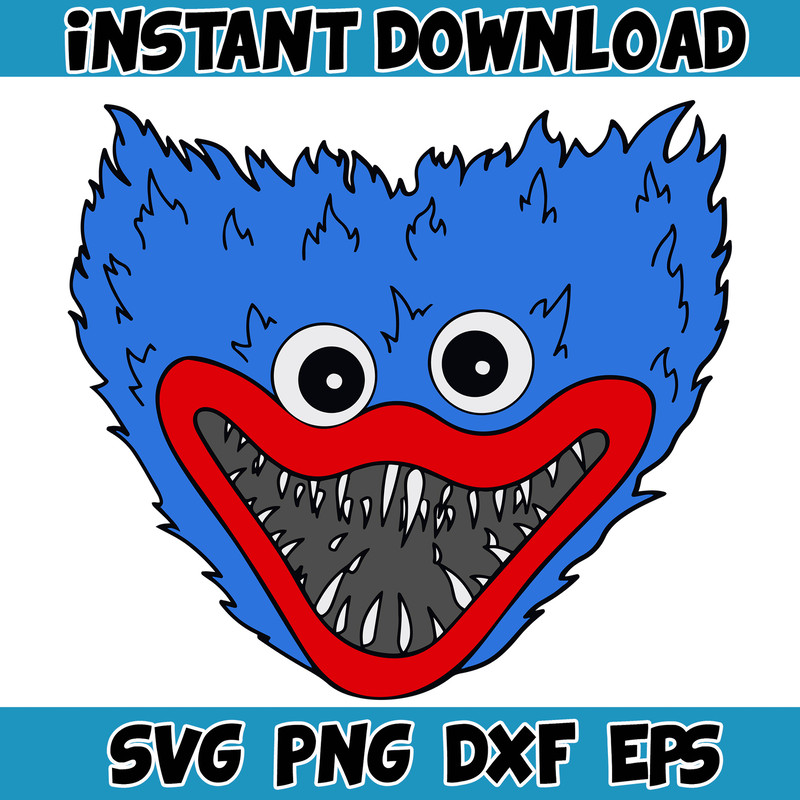 Gaming Svg, Huggy Wuggy svg, Kissy Missy fnf Poppy Playtime svg, Huggy Wuggy PNG Poppy, Poppy Playtime svg (10).jpg