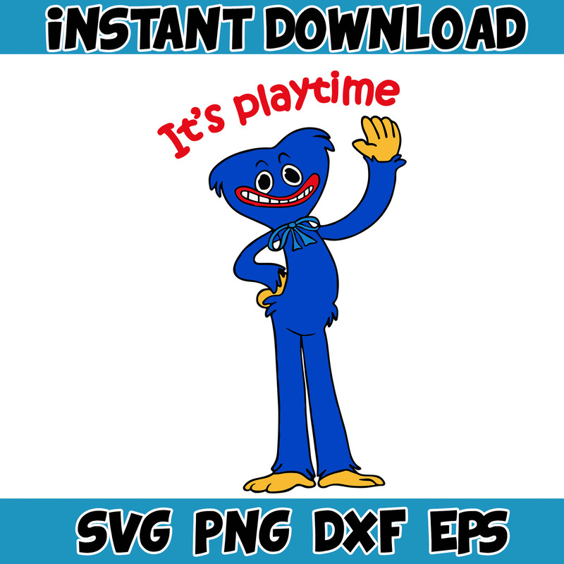 Gaming Svg, Huggy Wuggy svg, Kissy Missy fnf Poppy Playtime svg, Huggy Wuggy PNG Poppy, Poppy Playtime svg (14).jpg