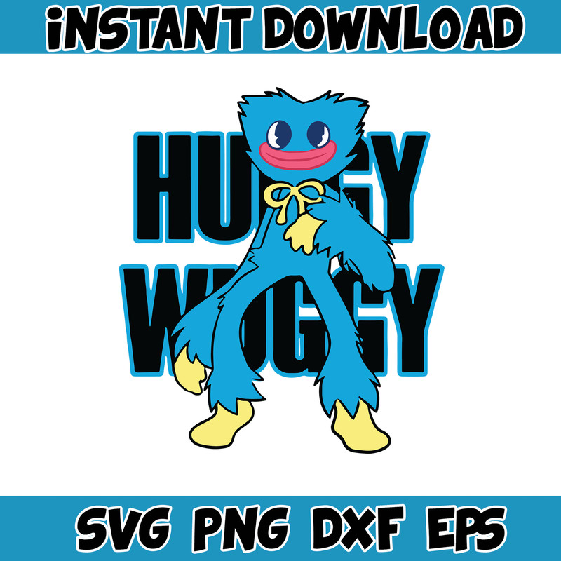 Gaming Svg, Huggy Wuggy svg, Kissy Missy fnf Poppy Playtime svg, Huggy Wuggy PNG Poppy, Poppy Playtime svg (38).jpg