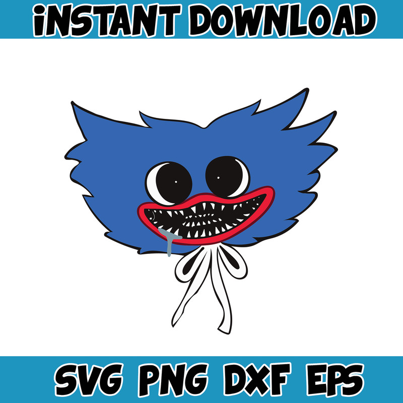 Gaming Svg, Huggy Wuggy svg, Kissy Missy fnf Poppy Playtime svg, Huggy Wuggy PNG Poppy, Poppy Playtime svg (49).jpg