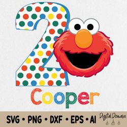 personalized birthday sesame street kid svg, sesame street birthday boy and girl svg, personalized birthday kids svg