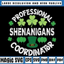 professional shenanigans coordinator - st pattys day irish svg, st patricks day, digital download