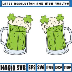 funny st patricks day drinking irish shamrock green beer mug svg, st patricks day, digital download