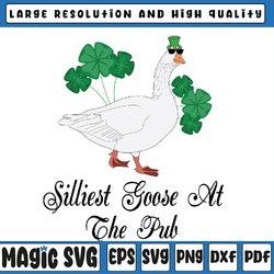 silliest goose at the pub funny st. patrick's day svg , st patricks day, digital download