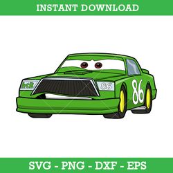 Chick Hicks Cars Svg, Lightning McQueen Svg, Disney Cars Svg, Png Dxf Eps Instant Download