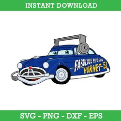 Dr. Hudson Cars Svg, Lightning McQueen Svg, Disney Cars Svg, Png Dxf Eps Instant Download