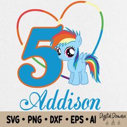 my little pony custom birthday svg, my little pony birthday svg, my little pony family svg, my little pony svg
