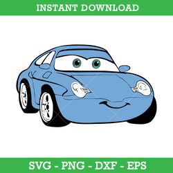Sally Carrera Cars Svg, Lightning McQueen Cars Svg, Pixar Cars Svg, Disney Cars Svg, Png Dxf Eps Instant Download