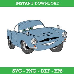 Finn McMissile Svg, Lightning McQueen Svg, Pixar Cars Svg, Disney Cars Svg, Png Dxf Eps Instant Download