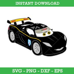 Jackson Storm Svg, Lightning McQueen Svg, Pixar Cars Svg, Disney Cars Svg, Png Dxf Eps Instant Download