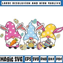 cute bunny gnome easter day eggs gnomes easter 2023 png, easter bunny gnomes, easter bunny, digital download