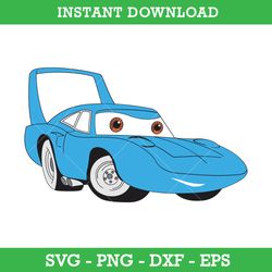 Cars Flo Svg, Lightning McQueen Svg, Pixar Cars Svg, Disney Cars Svg, Png Dxf Eps Instant Download