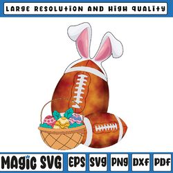 football easter day bunny ears easter eggs hunting basket premium png, easter bunny, digital download