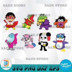 cartoons ryan's world svg, cartoon svg, supper girl svg, svg file, png, digital download