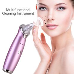 Electric Diamond Dermabrasion Blackhead Remover with Pore Vacuum Suction - The Ultimate Face Cleansing Tool