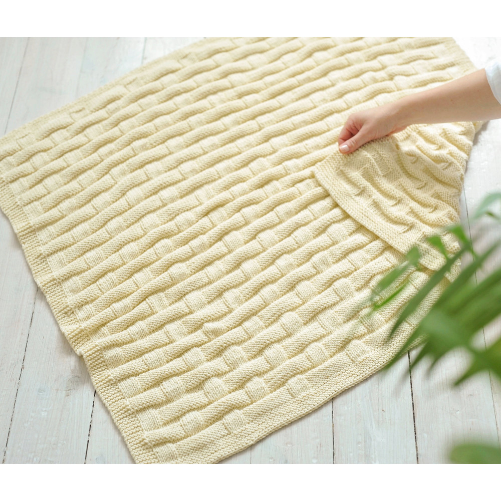 easy knit blanket pattern for beginnersjpg