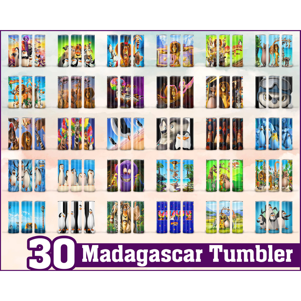 Madagascar Tumbler, Madagascar PNG, Tumbler design, Digital download.jpg