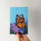 Insect-monarch-butterfly-sitting-on-aster-flower-small-painting-impasto-framed-art.jpg