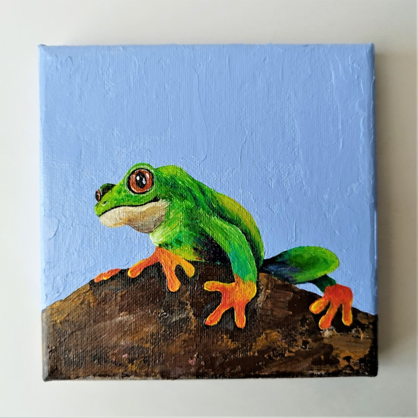 Multicolored-frog-small-painting-impasto-wall-decoration.jpg