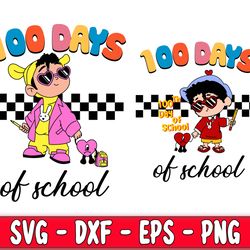 bad bunny 100 days of school svg , benito 100 days smart , cricut , digital downdload