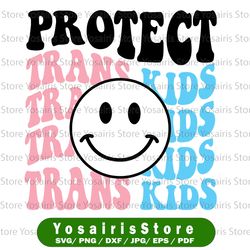 Protect Trans Kids Svg, Transgender Pride Flag Svg, Lgbt Month Svg, LGBTQ Pride, Trans Pride, Distressed Trans Svg
