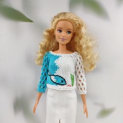 Barbie doll clothes fish sweater