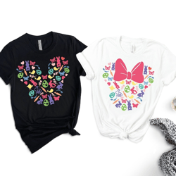 mickey and minnie easter shirts, disney couple easter shirts, disney trip mickey mouse minnie easter shirts, happy easte