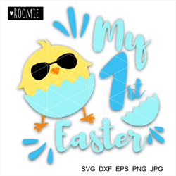 my first easter boy svg, baby 1st easter, chickens svg, happy easter clipart, easter egg, easter baby shirt design