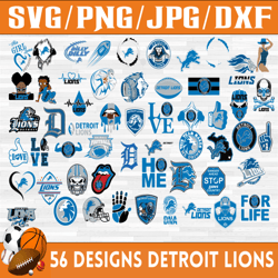 56 Detroit Lions Logo - Detroit Lions Svg - Detroit Lions Clipart - Detroit Lions Symbol- Detroit Lions Png- Lions Logo