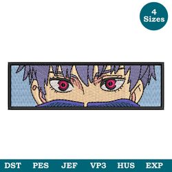 Killua Zoldyck Machine Embroidery Patch  Design File 4 Sizes, Anime Embroidery Design FIle Pes, Dst - Instant Download