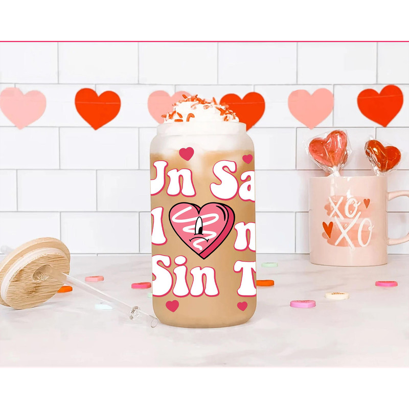 25+ Valentine Bad Bunny Glass Can Wrap Png Bundle, Happy Valentine 16oz Libbey Glass Wrap 5.jpg